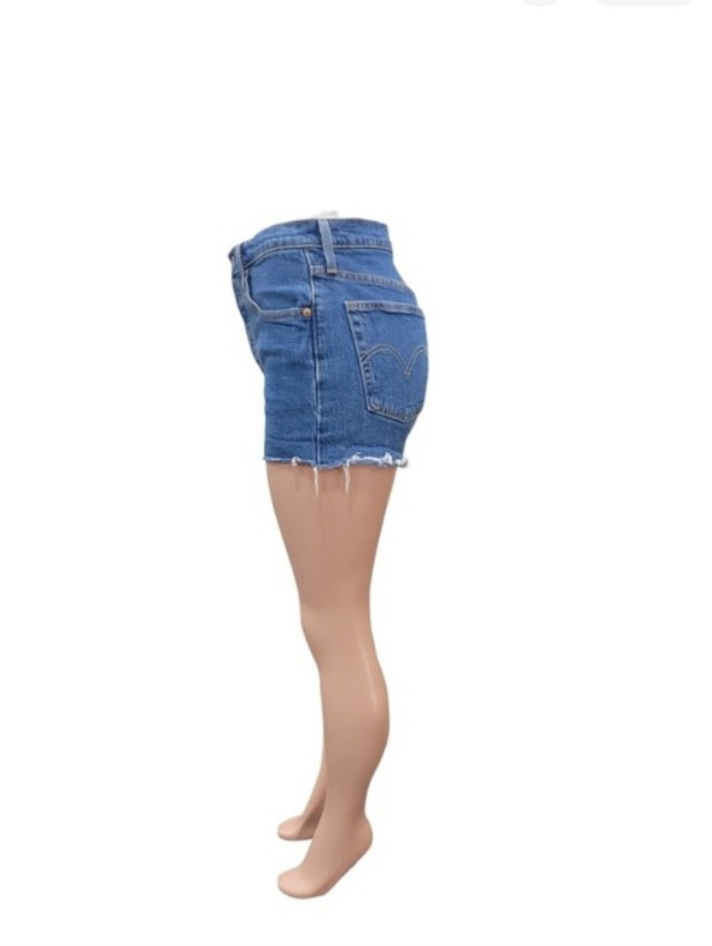 Levi's Women's 501 Original High Rise Cutoff Denim Jean Shorts Size 27 / 4 NWT - Picture 4 of 9